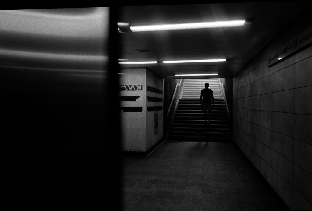 Leica Q3 Cologne Underground with Black Glimmerglass 1